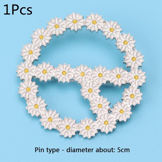 Abalorios para zapatos con margaritas a la moda, cordones para zapatillas, abalorios, regalo para niñas, decoración de zapatos, cordones de Metal DIY, hebillas, accesorios para zapatos, Italia Gao Jinjia LED