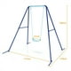 thumbnail image 3 of Costway Columpio de Exterior para Niños Set Columpio en Hierro con Estructura Estable y Asiento con Picos de Tierra Azul 171 x 176 x 166 cm, 3 of 10
