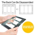 thumbnail image 4 of Yayeee Rocker Switch Wall Plate 3-Gang 6.5"x4.6" Home Decorative Outlet Cover, Forest House, 4 of 6