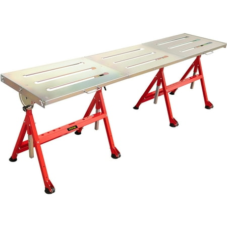 

VEVORbrand Welding Table 90 x 20 Adjustable Angle & Height Portable Steel Welding Table，Strong Hold Industrial Bench