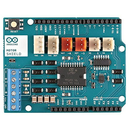 A000079 Motor Shield, R3, 5V to 12V, By Arduino From (Best Motor Driver For Arduino)
