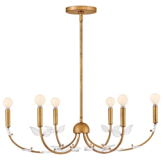 48286DA Hinkley Lighting Aliso - 30W 6 LED Medium Chandelier-8.5 Inch Tall and 30 Inch Wide