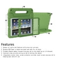 thumbnail image 7 of HDE iPad 2017 9.7-inch Bumper Case for Kids Shockproof Hard Cover Handle Stand with Built in Screen Protector for 5th Generation Apple iPad 9.7 inch (Green, March 2017 Release), 7 of 7