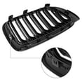 thumbnail image 5 of Unique Bargains Pair Glossy Black Car Front Grille Double Line 4 Door for BMW X3, 5 of 8