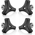 thumbnail image 1 of 4pcs Universal Plastic Mower Wing Nuts and Triangle Mower Handle Bolts, Fits Most Mower Handle Parts Garden Tools, 1 of 5