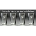 thumbnail image 2 of Connally Irish Coat of Arms Pint Glasses - Set of 4 (Sand Etched), 2 of 2