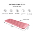 thumbnail image 2 of EIOKIT - Bolsa de viaje de silicona resistente al calor para herramientas de peinado: plancha, rizador, plancha para el cabello y plancha para ondular (rosa claro), 1 unidad, 2 of 5