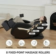 thumbnail image 2 of Real Relax Zero Gravity Massage Chair, Shiatsu Massage Relaxation Recliner with Heating and Bluetooth, Brown, 2 of 10