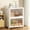 Cream-76QT/2 Pack, variant on Storage Bins with Lid 2 Pack 76QT, Stackable Storage Containers with Wheels and Magnetic Doors, Plastic Clothes Closet Organizers and Storage Box for Home and Office