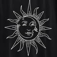 thumbnail image 4 of Puntoco Blusa de manga corta informal con estampado de sol y luna vintage para mujer Puntoco Puntoco-3516, 4 of 8