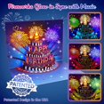 thumbnail image 3 of Birthday Cards, LIGHTS & SOUND Pop up Happy Birthday Card Birthday Gifts, 3 of 5