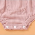 thumbnail image 5 of Baby Onesies Girl Baby Boy Girl Corduroy Overalls Romper Sleeveless Straps Button Jumpsuit Unisex Baby Overalls, 5 of 6