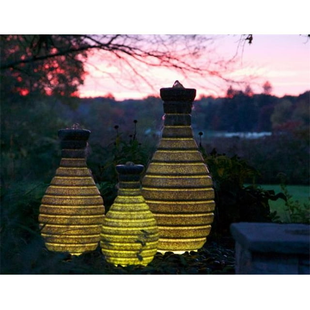 Atlantic Water Gardens FTN CCV18 18 in. Color Changing Vase Fountain