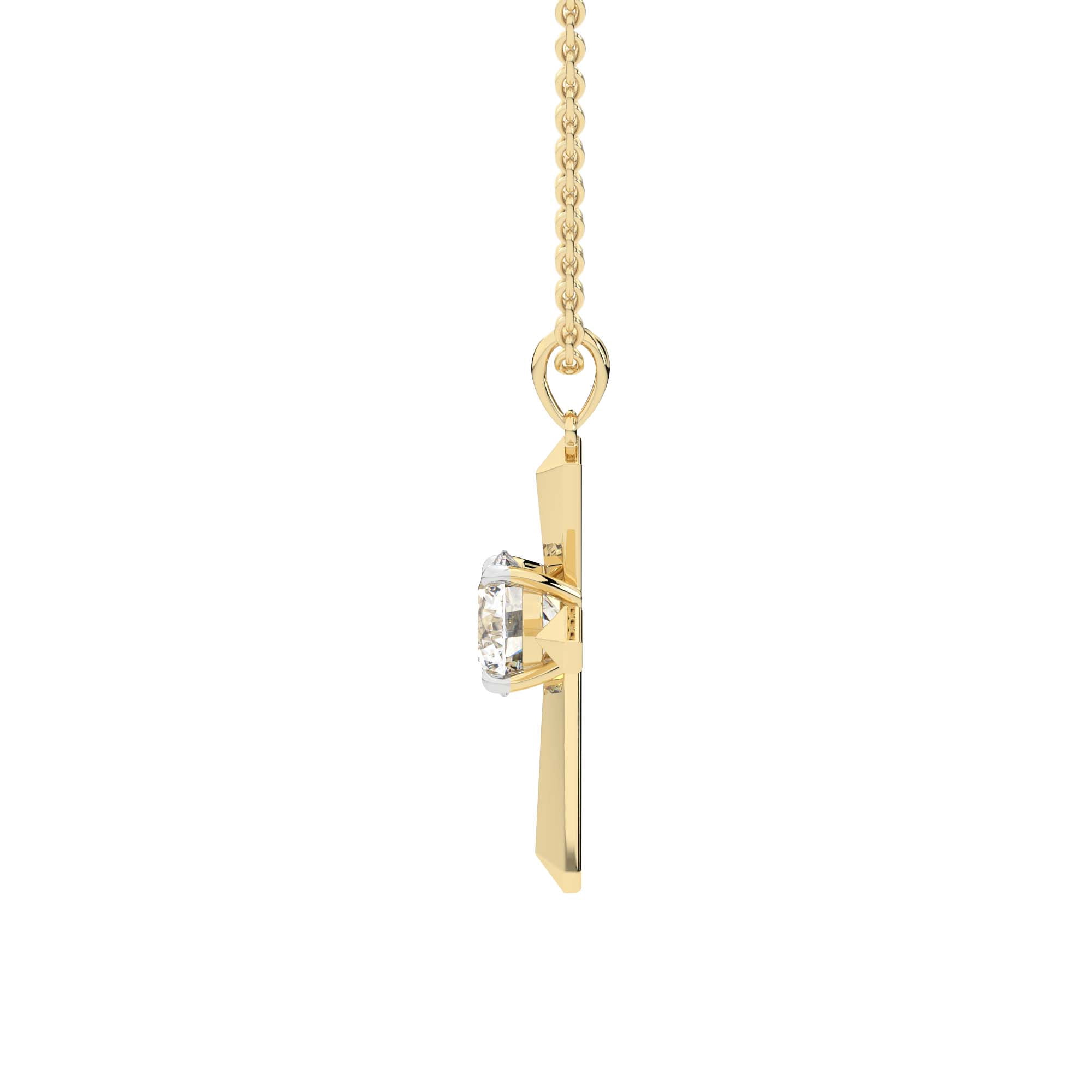 Pendentif En Or 14k Avec Emeraude Naturelle & 12 Diamants - Certifié IGI, Neuf
