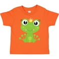 thumbnail image 3 of Inktastic Cute Frog, Green Frog, Frog Princess, Crown Girls Toddler T-Shirt, 3 of 5