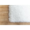 thumbnail image 2 of MDA Home Flokati Shag White 5x7 Polyester Area Rug - 5' x 7', 2 of 6