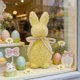 thumbnail image 5 of Decoraciones de Pascua, adornos de Pascua, regalos de Pascua, decoraciones de conejo de Pascua con lentejuelas y decoraciones de exterior con temática de conejo de Pascua para decoración de jardín y f, 5 of 6