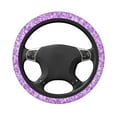 thumbnail image 3 of Kll Car Steering Wheel Cover, Universal 15 Inch, Soft Elastic And Comfortable,Car Accessories Decorations-Lilac Glittering, 3 of 7