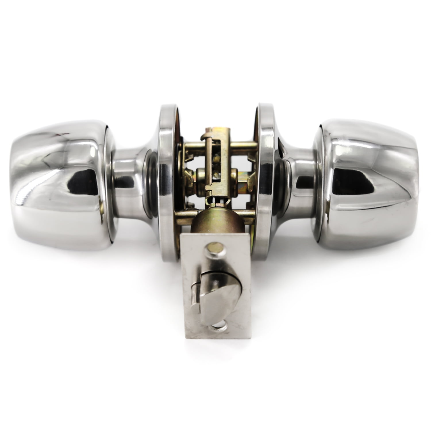 Versa Door Knob Chrome Passage Door Handle 10 Pack by Villar Home Designs
