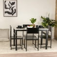 thumbnail image 1 of Ensemble de Table à Manger Moderne avec 4 Chaises Élégantes, 1 of 6
