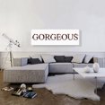 thumbnail image 2 of ARTCANVAS GORGEOUS Girls Room Decor Canvas Art Print - Size: 48" x 16" (1.50" Deep), 2 of 9