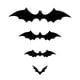 thumbnail image 2 of Decoración de Halloween: 120, 60, 88, Murciélagos tridimensionales, Decoraciones para exteriores e interiores de Halloween, Pegatinas de pared para Halloween Dec, 2 of 2