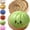 Green, variant on Glitter Dumpling Squishy with Box, Glitter Squishy Dumplings Squeeze for Stress Relief