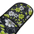 thumbnail image 4 of Yayeee Double Oven Mitt Kitchen Heat Resistant Baking 35" x7" Quilted Glove, White Flower Pattern, 4 of 6