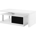 thumbnail image 1 of ACME Buck II Coffee Table in White & Black High Gloss Finish, 1 of 1