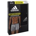 thumbnail image 1 of adidas Boxeur Performance pour Hommes (Lot de 3), Noir/gris Onix Clair, Large, 1 of 2