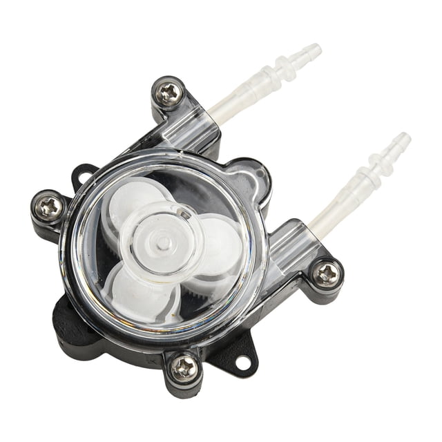 Reliable and Efficient Miniature Peristaltic Pump for Silent and Self-Priming