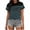 Light Blue-Tops for women, variant on Hilenly Women's Short Sleeve Striped Shirt Summer Crewneck T Shirts Basic Tees Tops