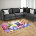 thumbnail image 3 of Watercolor Hello Winter Scottish Terrier Chill Christmas Welcome Indoor Rug Scottie Dog Lover Gifts Carpet Living Bed Room Sofa Home Decor - 00016, 3 of 5