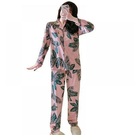 

Wuffmeow Women Sleepwear Nightgown Set Ladies Pajamas Female Sleepwear