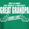 thumbnail image 3 of CafePress - THIS IS WHAT THE WORLDS GREATEST GREAT GRANDPA LOO - Men's Classic Graphic Cotton T-Shirt, 3 of 4