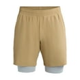 thumbnail image 4 of Athletic Works Men's and Big Men's 2 in 1 Gym Shorts with Liner, 6" & 8" Inseams, Sizes S-3XL, 4 of 5