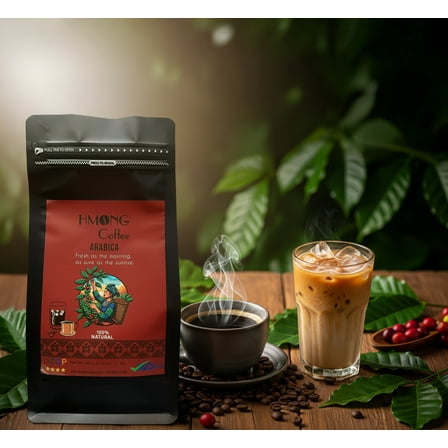 Arabica Hmong Coffee – 100% pure Arabica ground coffee