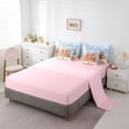 thumbnail image 5 of Erosebridal Kids Kawaii Capybara With Funny Food Twin Bedding Sets 7-Piece,Boys Girls Cute Flowers Ice Cream Bedding Comforter SetPink Reversible, 5 of 6