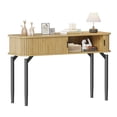 thumbnail image 2 of Danolapsi Fluted Console Table with Storage,Wood Sofa Table with Sliding Door,Entryway Table with Storage Space for Living Room,Couch,Hallway,Foyer, 2 of 7