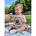 thumbnail image 6 of RUINIXCW Newborn Baby Boy Girl My First Football Season Outfit Romper Overalls Infant Boys Girls Clothes Rugby Embroidery Backless Sleeveless Bodysuit, 6 of 10