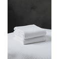 thumbnail image 2 of TWIN size 66"x90" Thermal String Blankets 100% Cotton Crochet color WHITE 2/ Pack, 2 of 5