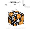 thumbnail image 2 of Tissue Box Cover, cute pumpkins halloween Leather Tissue Box Holder - Tissue Case Facial Paper Organizer for Bathroom, Vanity Countertop, Tabletop, Car, Night Stands, 2 of 7