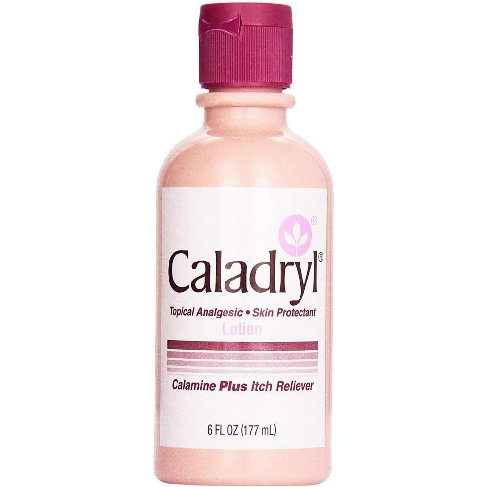 Caladryl Topical Skin Protectant Calamine Plus Itch Reliever Lotion