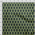 thumbnail image 3 of oneOone Silk Tabby Fabric Floral Ikat Printed Fabric 1 Yard 42 Inch Wide, 3 of 4