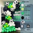 thumbnail image 2 of 113 Uds. Conjunto de globos de decoración para fiesta temática de la Copa Mundial de fútbol, decoraciones de globos de confeti y pancarta de fondo para decoración de fiesta, 2 of 4