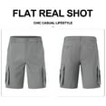 thumbnail image 6 of Men's Hiking Cargo Shorts Outdoor Travel Shorts for Men with Multi Pocket for Fishing Camping Casual Golf Dark Gray 40, 6 of 7