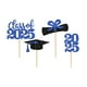 thumbnail image 1 of Adornos para tartas de graduación 2025, artículos para fiestas, adornos para tartas, insertos para cupcakes, diseño temático de graduación, 1 of 7