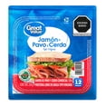 thumbnail image 1 of Jamon virginia Great Value mixto pavo y cerdo 12 rebanadas 250 g, 1 of 5