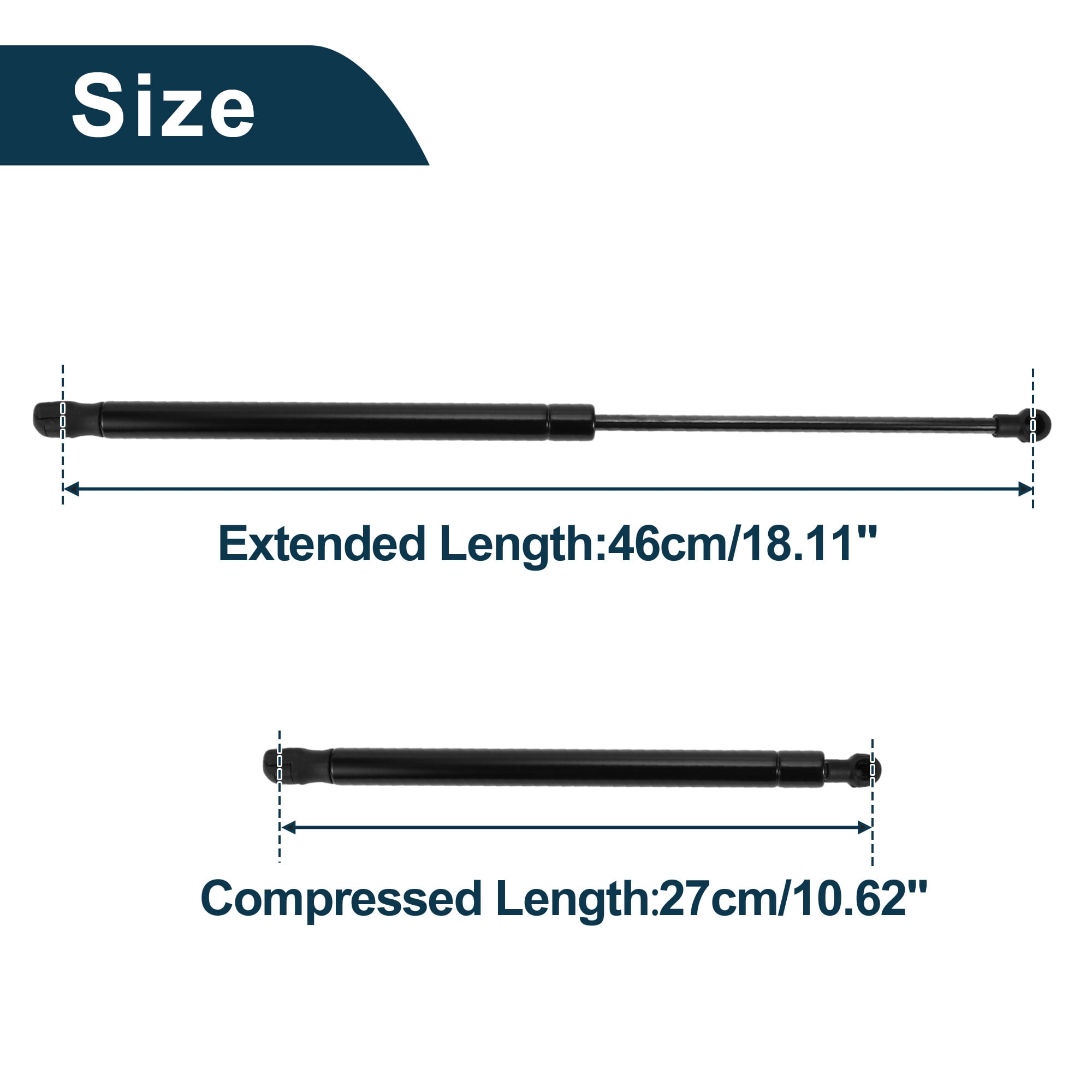 Unique Bargains 2Pcs Lift Supports for Volvo XC90 2003-2014 Rear Hatch Gas Spring 2Pcs