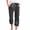 Black, variant on Bigersell Workout Capris for Women Capris Pants for Women Casual Summer Cotton Linen 3/4 Pants Wide Leg Capris Lightweight Baggy Cropped Trousers Black 3xl